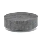 Moderner runder Couchtisch aus Fossil Stone – Vermont Viadurini