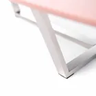 Moderner Loungetisch aus MDF und Chrom - Pimpa Viadurini