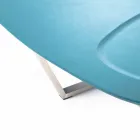 Moderner Loungetisch aus MDF und Chrom - Pimpa Viadurini