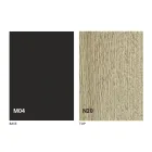 Transformator Tisch aus Holz und Stahl Made in Italy - Demetro Viadurini