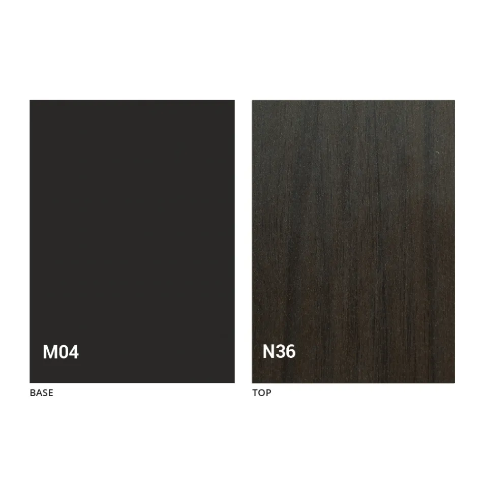 Transformator Tisch aus Holz und Stahl Made in Italy - Demetro Viadurini