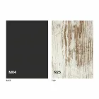 Transformierbarer Couchtisch aus Holz und Stahl Made in Italy - Demetro Viadurini