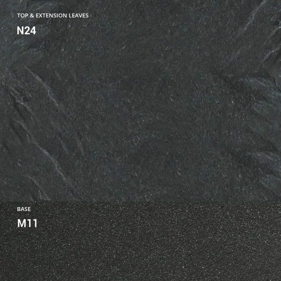 Wandelbarer Couchtisch aus Holz und Metall, Made in Italy - Sanrocco Viadurini