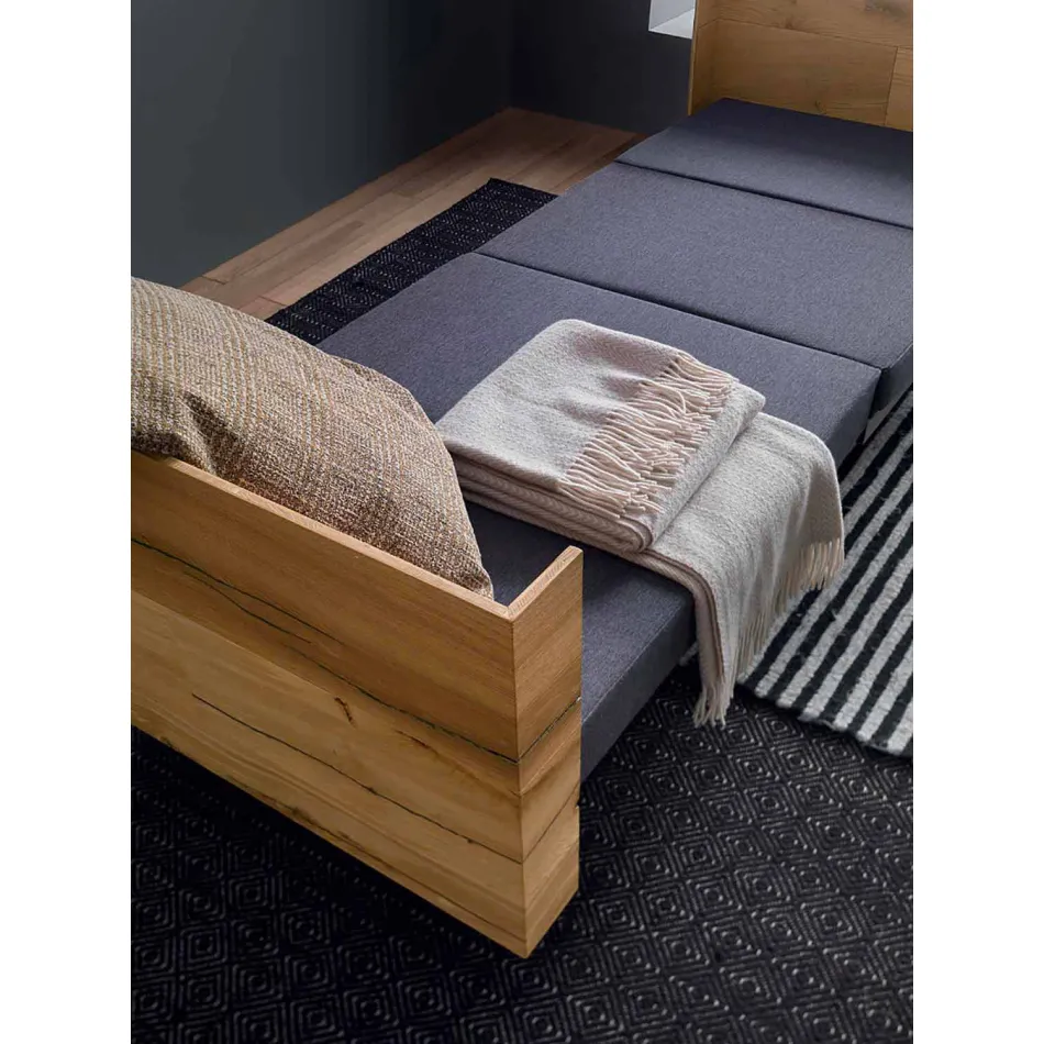 Transformierbarer Couchtisch aus Massivholz Made in Italy - Trabucco Viadurini