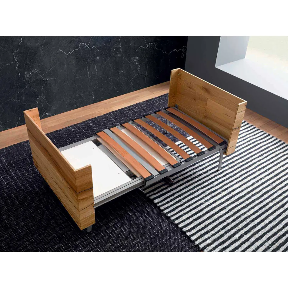 Transformierbarer Couchtisch aus Massivholz Made in Italy - Trabucco Viadurini