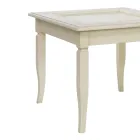 Wohnzimmer-Couchtisch mit glasgepolsterter Pinnwand, hergestellt in Italien – Demetra Viadurini