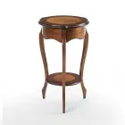 Wohnzimmer-Couchtisch mit patinierter Kirscheinlage, hergestellt in Italien – Irno Viadurini