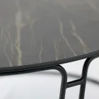 Couchtisch mit runder Platte und Sockel, hergestellt in Italien – Tullia Viadurini