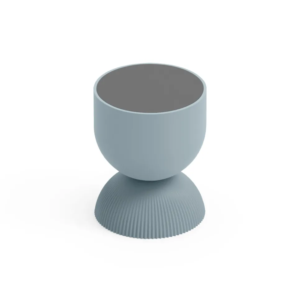 Wohnzimmer-Couchtisch aus Polyethylen in verschiedenen Farben - Loopy Viadurini