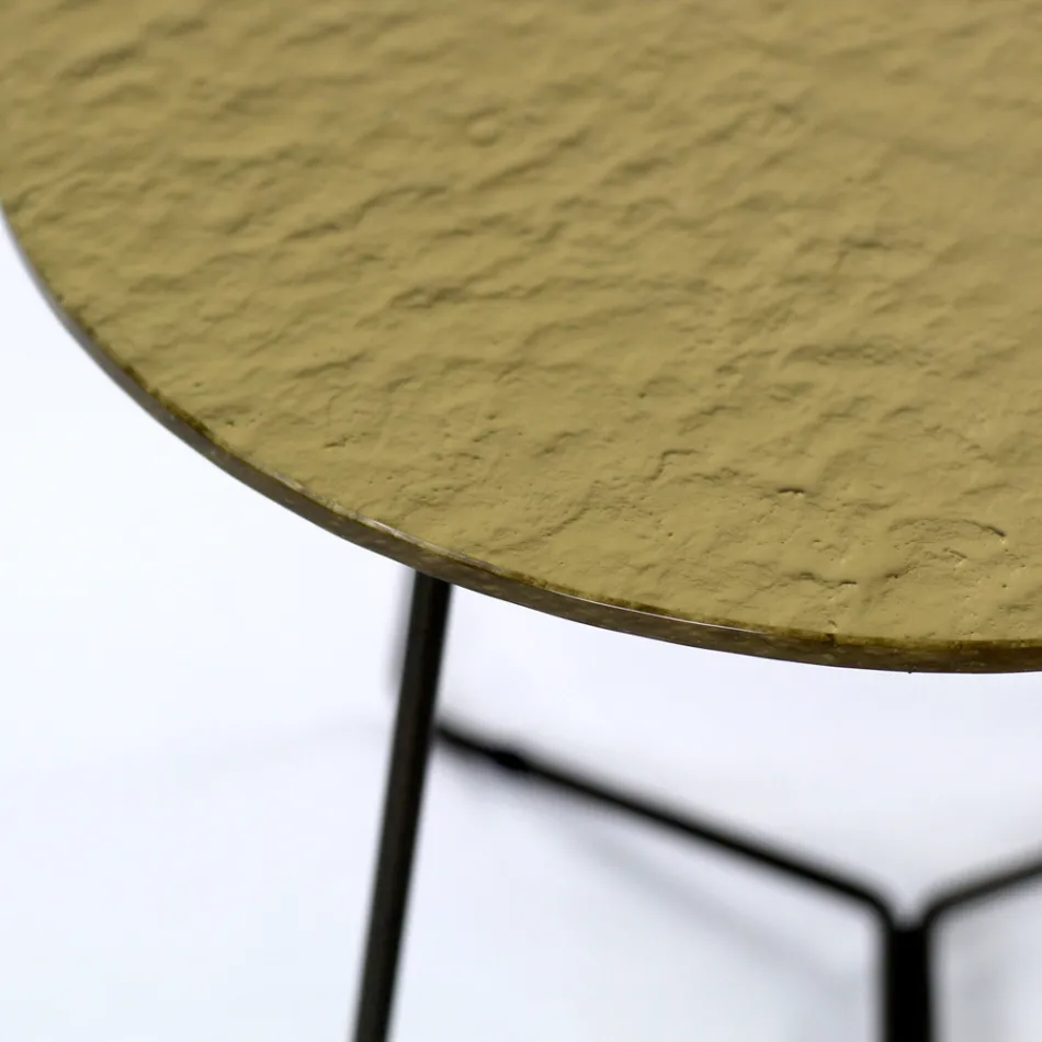 Runder Couchtisch mit Glasplatte, hergestellt in Italien – Paini Viadurini