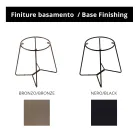 Runder Couchtisch mit Glasplatte, hergestellt in Italien – Paini Viadurini