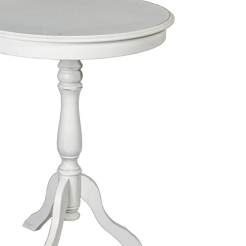 Runder Wohnzimmer-Couchtisch in verschiedenen Ausführungen, hergestellt in Italien – Eracle Viadurini