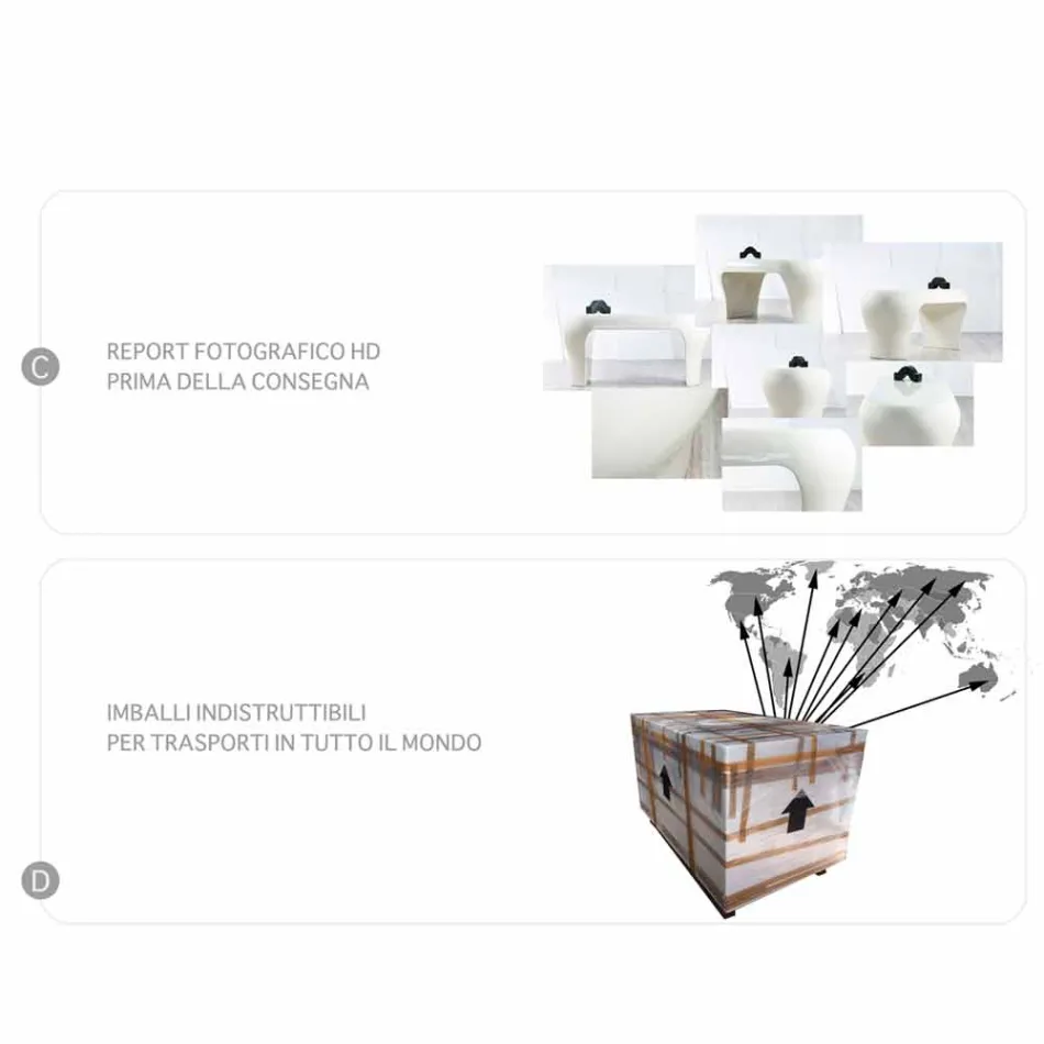 Coffee Table Modern Design Amanita Made in Italy Viadurini