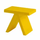 Schieben Sie den farbigen geometrischen Couchtisch für den Innenraum in Italien Viadurini