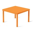 Stapelbarer Garten-Couchtisch aus verzinktem Stahl Made in Italy - Aberdeen Viadurini