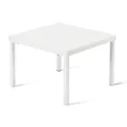 Stapelbarer Garten-Couchtisch aus verzinktem Stahl Made in Italy - Aberdeen Viadurini