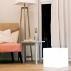 Bright Square Modern Design Farbiger Kunststoff Couchtisch - Dadostar Viadurini