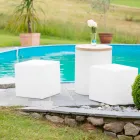 Bright Square Modern Design Farbiger Kunststoff Couchtisch - Dadostar Viadurini