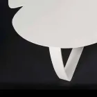 moderne Metall Couchtisch Laserschnittblumenform Andy Viadurini