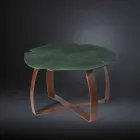 moderne Metall Couchtisch Laserschnittblumenform Andy Viadurini