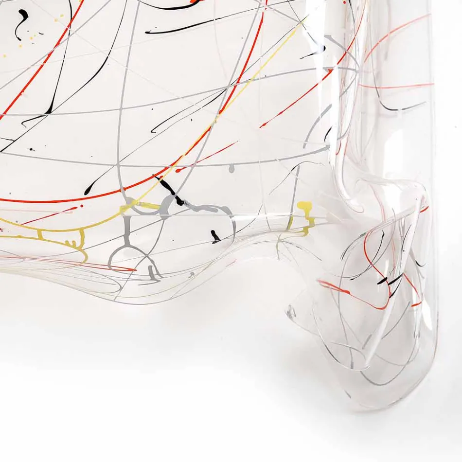 Moderner Plexiglas-Couchtisch hergestellt in Italien, Asien Viadurini