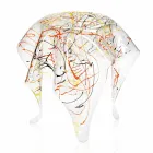 Moderner Plexiglas-Multicolor-Couchtisch aus Metall, Otto Viadurini