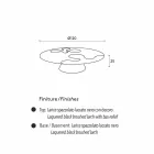 moderner Couchtisch aus lackierten Lärche Giglio gemacht Viadurini