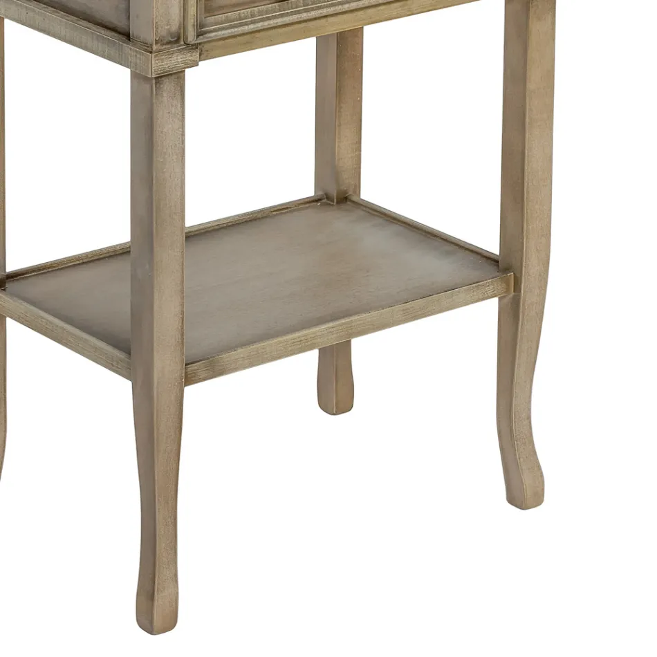 Telefontisch mit 3 Schubladen und Regal Made in Italy - Culsu Viadurini