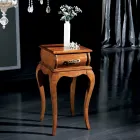 Telefonständer im klassischen Stil aus Holz Made in Italy - Hastings Viadurini