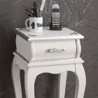 Telefonständer im klassischen Stil aus Holz Made in Italy - Hastings Viadurini