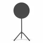 Runder hoher Tisch im Freien aus Metall und Blech Made in Italy - Baldric Viadurini