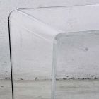 Couchtisch aus transparentem Acrylglas Handgefaltet - Crosto Viadurini