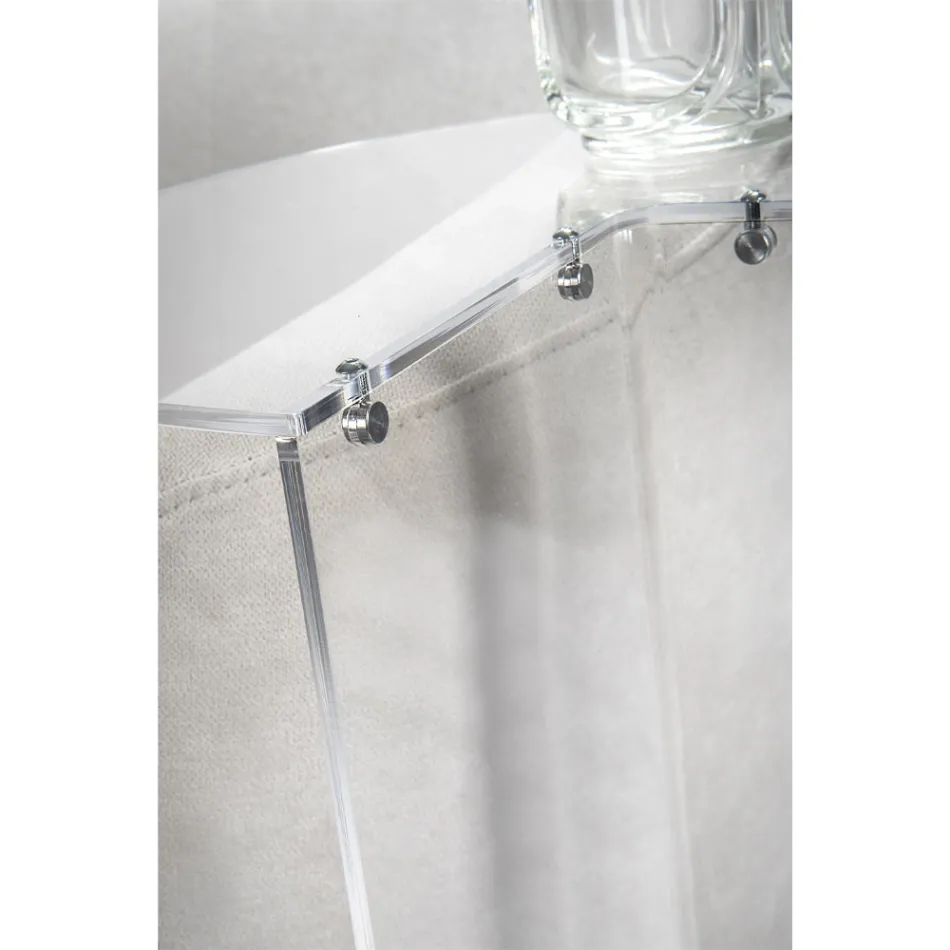 Couchtisch aus transparentem oder farbigem Plexiglas Made in Italy - Tabli Viadurini