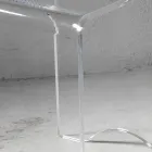 Couchtisch Hocker Kristall Transparent Acryl Minimal Italienisch - Plarco Viadurini