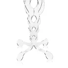 Runder Couchtisch aus transparentem Plexiglas 2 Dimensionen - Phosphor Viadurini