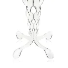 Roter runder Tisch Durchmesser 50 cm modernes Design Janis, made in Italy Viadurini