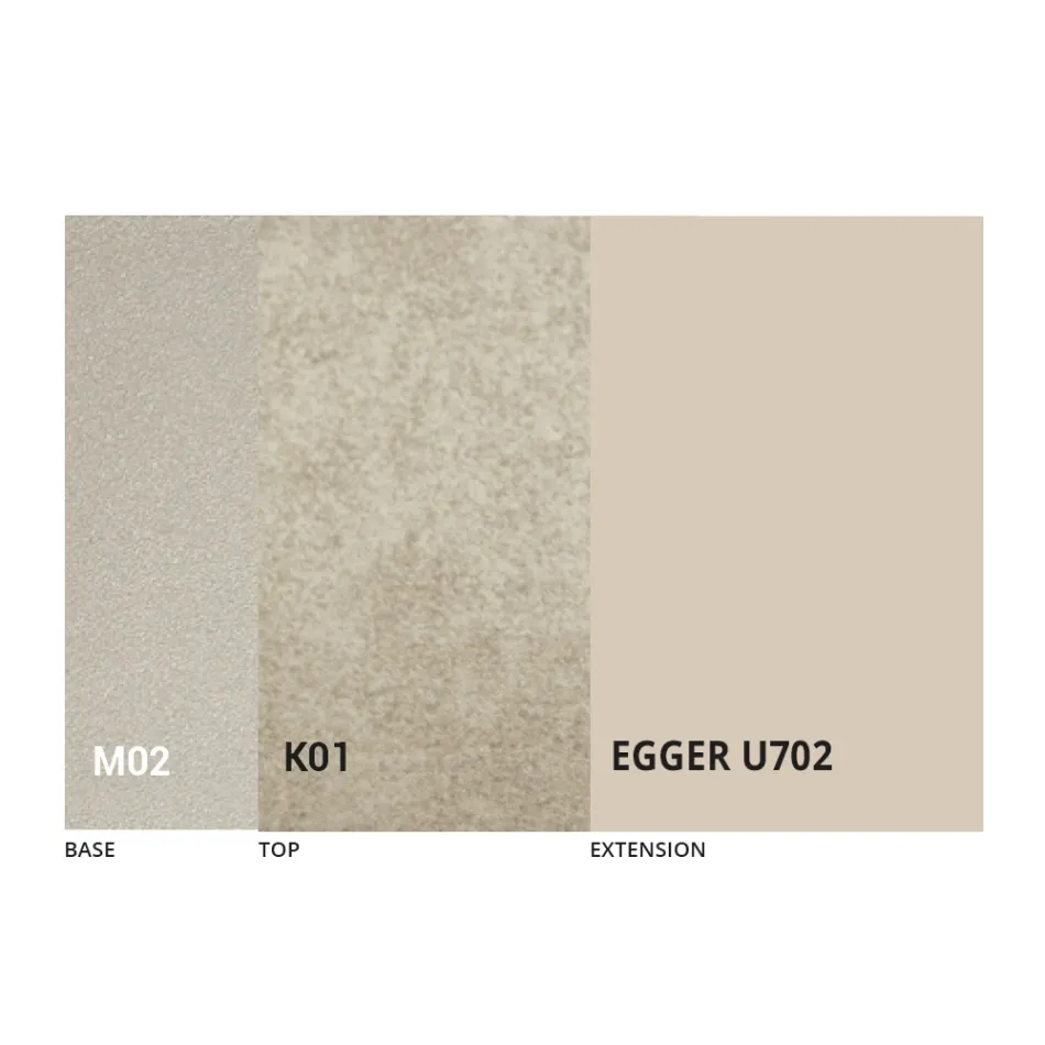 Verwandelbarer Couchtisch im Metall- und Keramikdesign Made in Italy - Saturn Viadurini