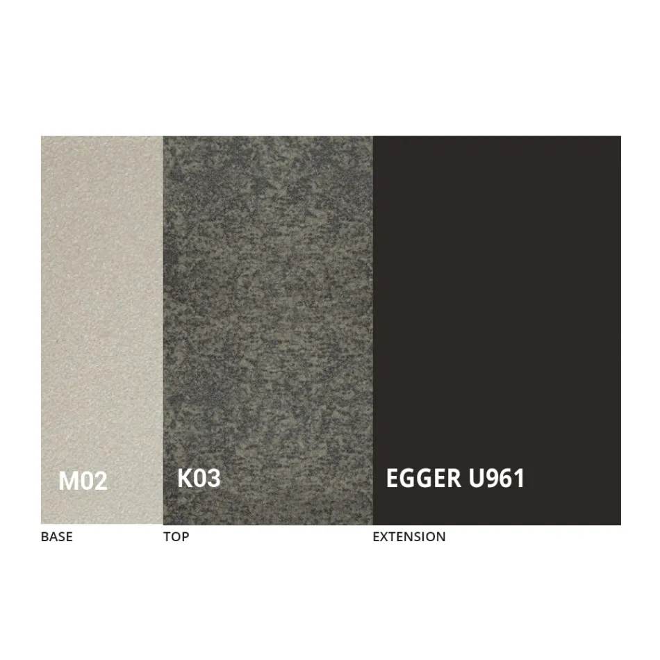 Wandelbarer Couchtisch im Metall- und Keramikdesign Made in Italy - Saturn Viadurini