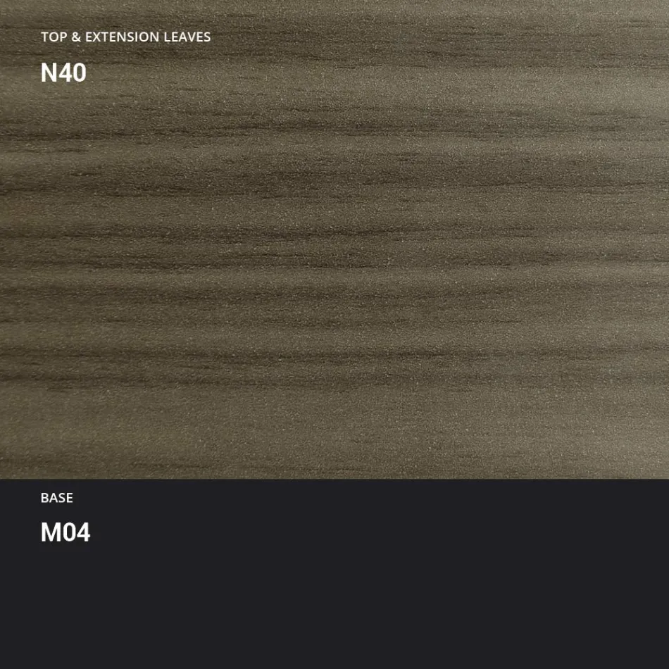 Verwandelbarer Couchtisch aus Metall und Holz Tisch Made in Italy - Polaris Viadurini