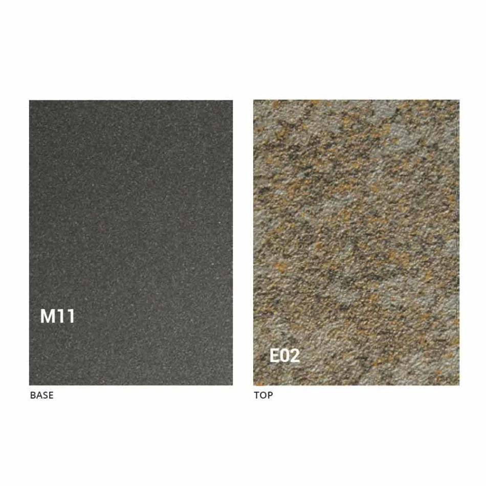 Moderner umwandelbarer Couchtisch mit Malta-Effektplatte Made in Italy - Patroclus Viadurini