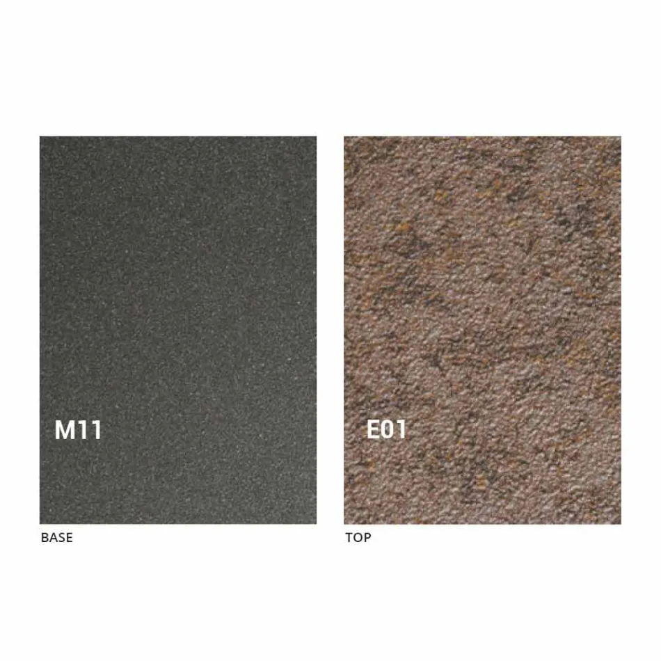 Moderner umwandelbarer Couchtisch mit Malta-Effektplatte Made in Italy - Patroclus Viadurini