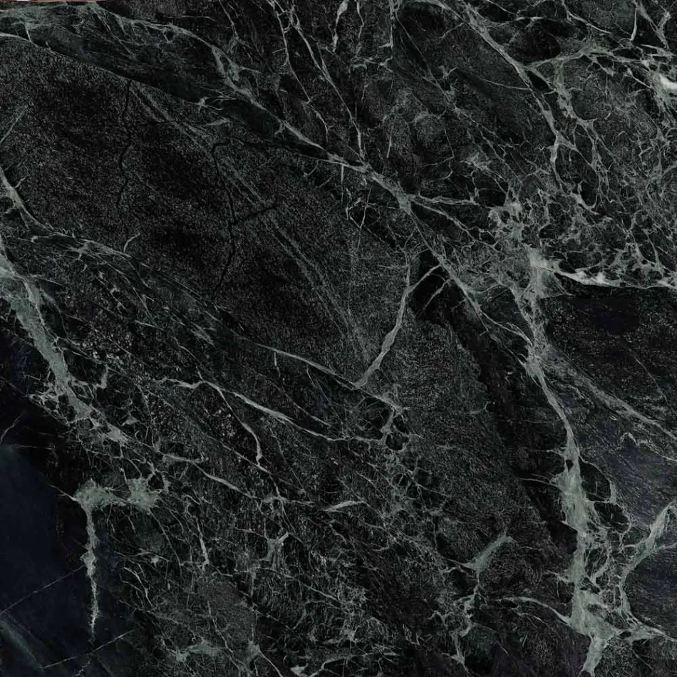 Tulip Couchtisch Eero Saarinen H 39 mit runder Platte aus grünem Alpi-Marmor Viadurini