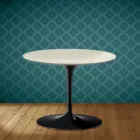 Eero Saarinen Tulip Couchtisch H 41 aus Marmorio Keramik, hergestellt in Italien - Scharlachrot Viadurini