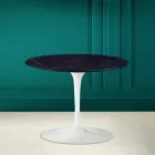 Tulip Couchtisch Eero Saarinen H 41 aus Keramik Noir Laurent Made in Italy – Scharlachrot Viadurini