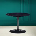 Tulip Couchtisch Eero Saarinen H 41 aus Keramik Noir Laurent Made in Italy – Scharlachrot Viadurini