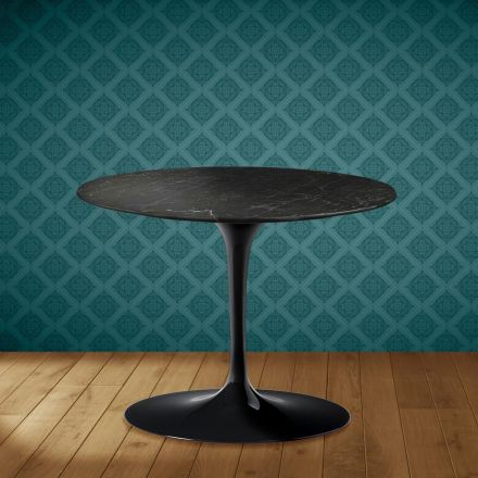 Eero Saarinen Tulip Couchtisch H 41 in Somnia Keramik Made in Italy - Scarlet Viadurini