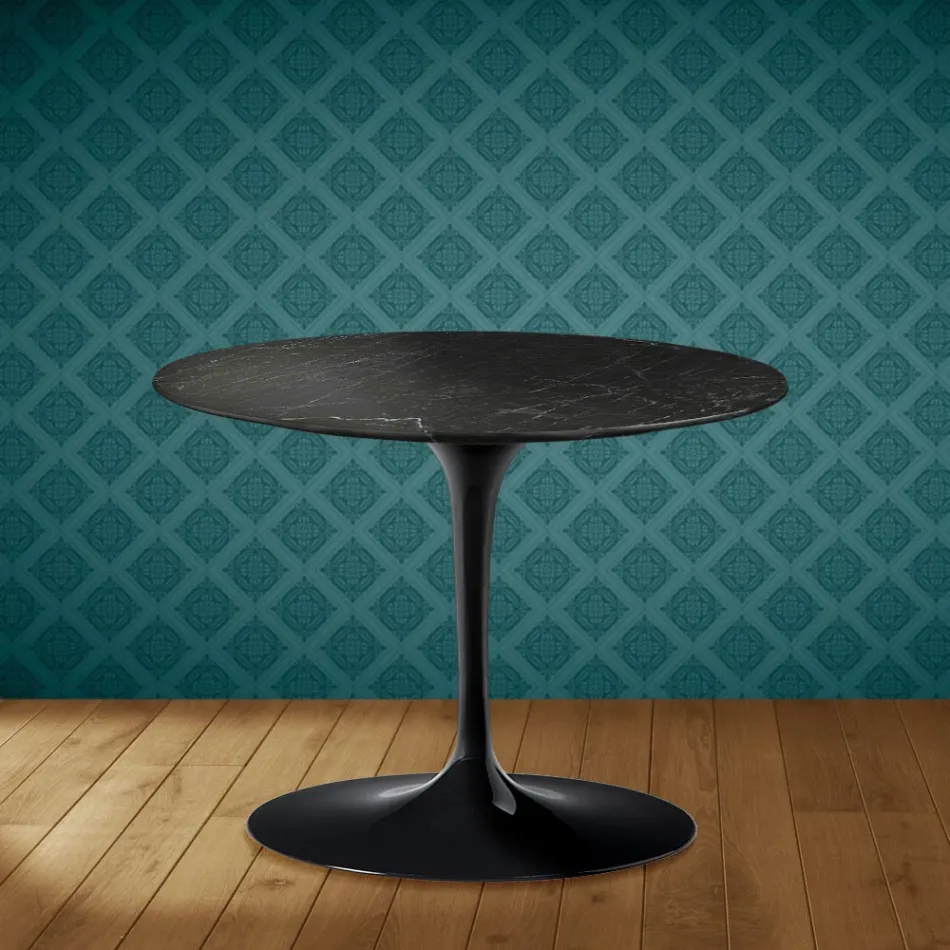 Eero Saarinen Tulip Couchtisch H 41 in Somnia Keramik Made in Italy - Scarlet Viadurini