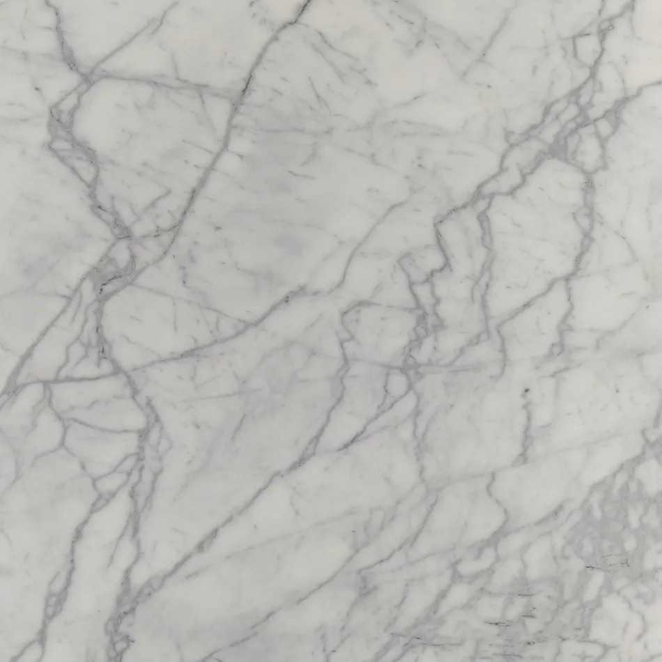 Tulip Saarinen Couchtisch H 41 aus Statuarietto Carrara Marmor, hergestellt in Italien – Scharlachrot Viadurini