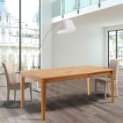 Ausziehbarer Tisch auf 180 cm aus massivem Birkenholz – Thallium Viadurini