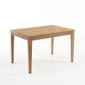 Ausziehbarer Tisch auf 180 cm aus massivem Birkenholz – Thallium